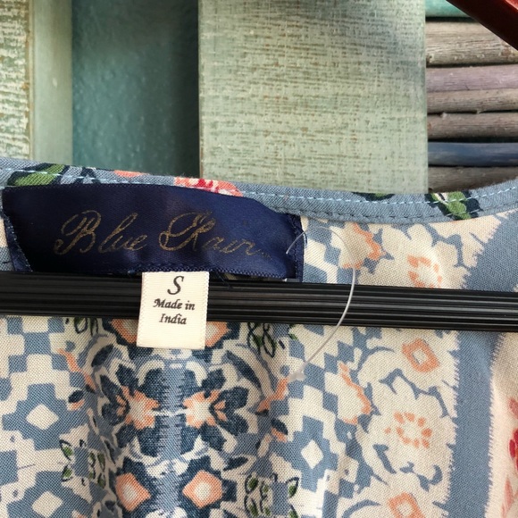 Blue and pink floral kimono - Picture 5 of 8